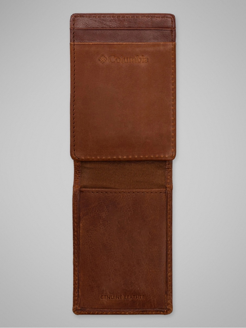 NEW! Columbia Men's Zion Park Front Pocket Wallet Slim Genuine Leather NWOT - Picture 5 of 5
